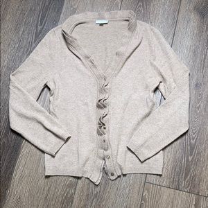 Garnet Hill 100%Cashmere cardigan